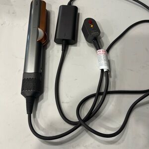 Dyson Hair Styler in Silver and Black with Copper Accent